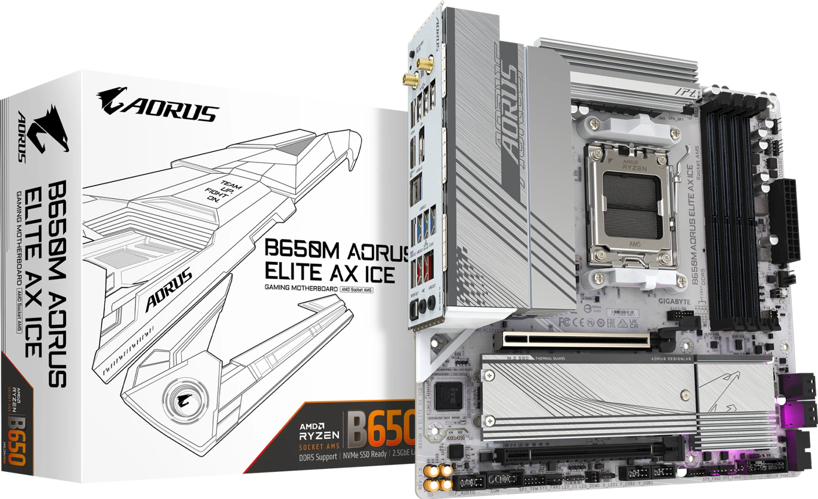 Gigabyte B650M AORUS ELITE AX ICE (Rev. 1.x)